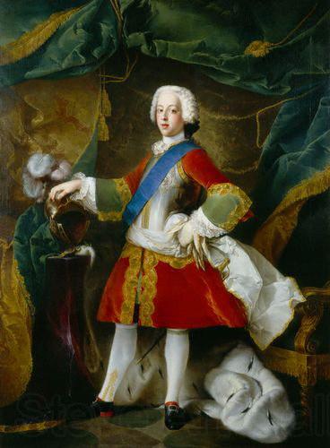 Blanchet, Louis-Gabriel Portrait of Charles Edward Stuart Spain oil painting art